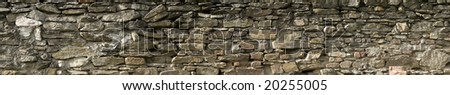 Hi-res old rock wall No4