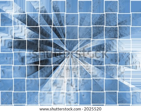 Stacked in Blue - High Resolution Illustration.  Suitable for graphic or background use.  Click the designer's name under the image for various  colorized versions of this illustration.