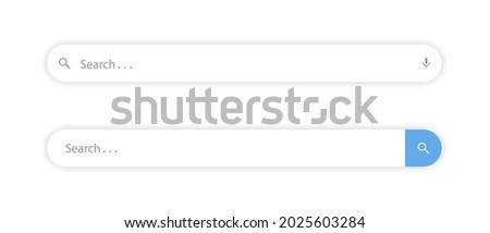 Modern Search Bar Icon Vector of Browser Royalty-Free Stock Photo #2025603284