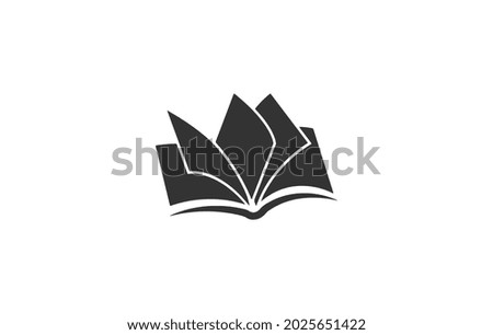Book icon template color editable. Book symbol vector sign isolated on white background.
