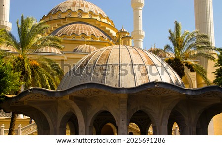 beautiful mosque in side turkey