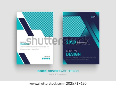 Corporate Book Cover Design Template, City Background Business Book Cover Design Template, Brochure Cover