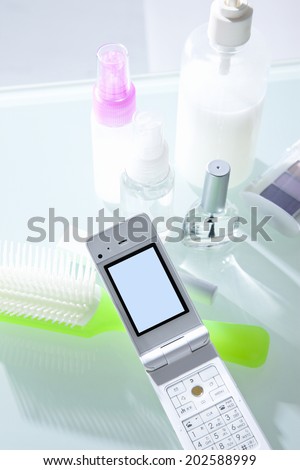 Mobile Phone And Cosmetics