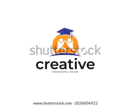 Creative study and school education logo design
