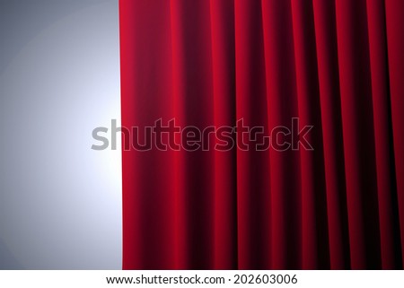 Curtain Of The Stage
