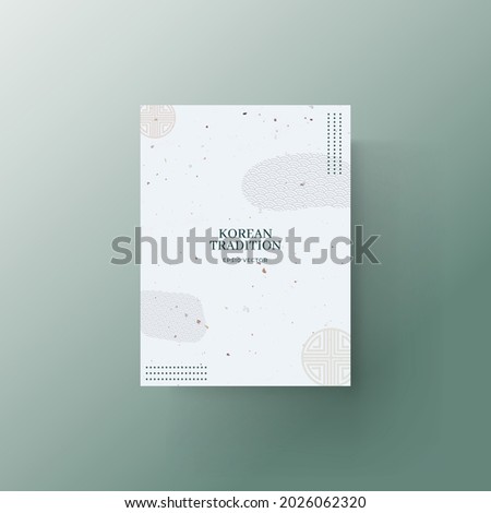 Abstract background with Korean pattern color Royalty-Free Stock Photo #2026062320