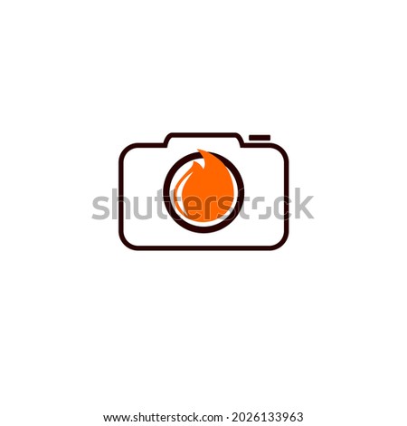 photo fire, an illustration of logo templates