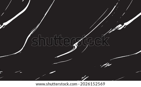 Swirled and curled stripes and brush strokes texture. Marble or acrylic atrwork imitation. Cool and swirly background. Abstract vector illustration