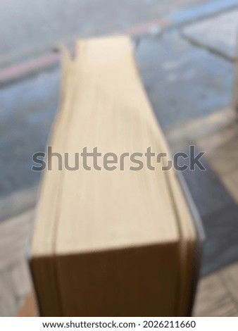 defocused abstract background of book