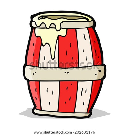cartoon barrel