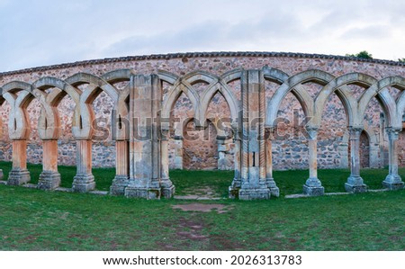 Monastery of San Juan de Duero in Soria city within Soria province of Castilla y Leon Autonomous Community of Spain, Europe