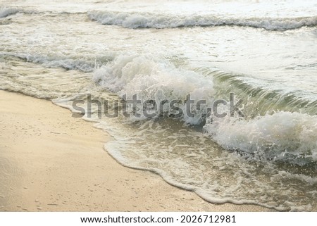 Ocean beautiful wave. Nature composition.