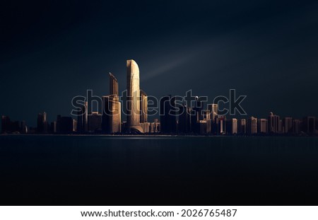 Abu Dhabi Corniche Fine Art Photograpy Royalty-Free Stock Photo #2026765487