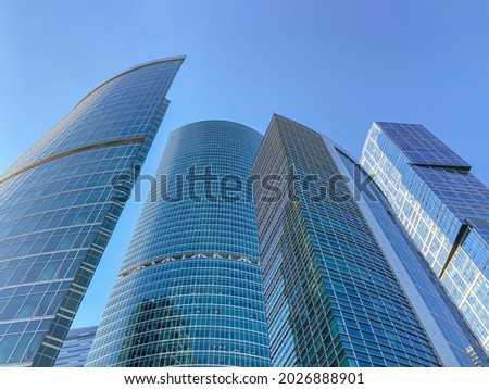 Skyscrapers of Moscow City, Russia, Moscow