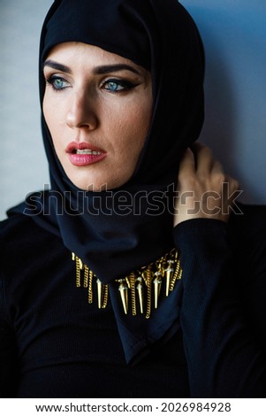 Beautiful woman portrait arabian style