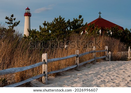 Photo of Cape May Point Lighthouse at Sunset