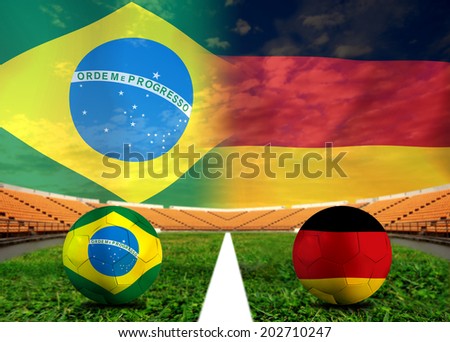 Soccer 2014 ( Football ) Brazil and German
