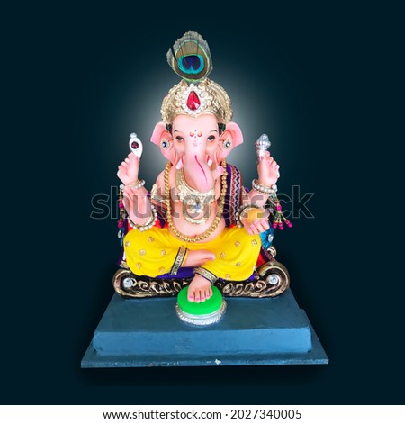 sculpture background ganesh chaturthi banner