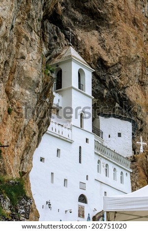 monastery in Montenegro mountains