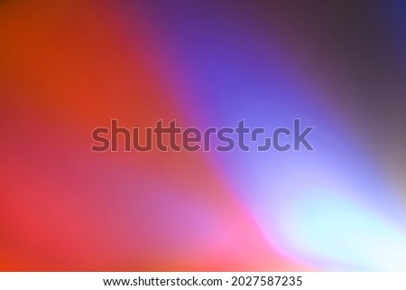 Abstract photo of light from spectrum of prism reflect on a4 paper with empty copy space for background usage