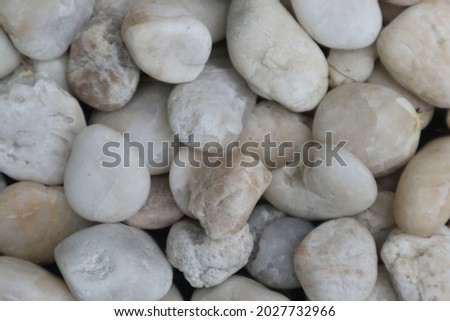 Soft focus show white rock stone texture for background