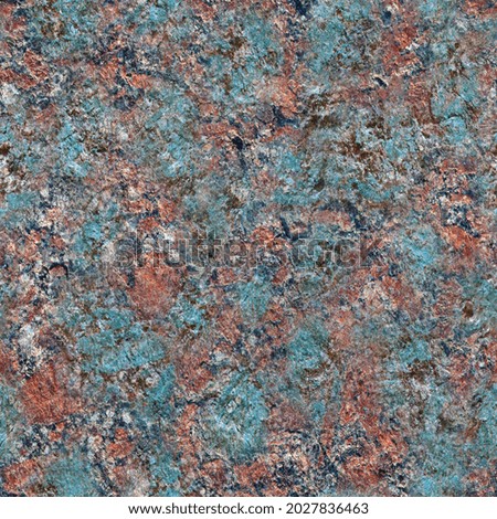 Stone solid wall with abstract seamless pattern. Granite texture.