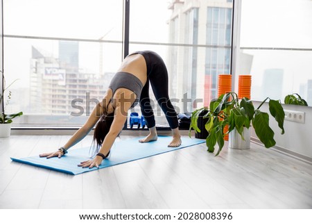 woman yoga pose, relax, meditation 