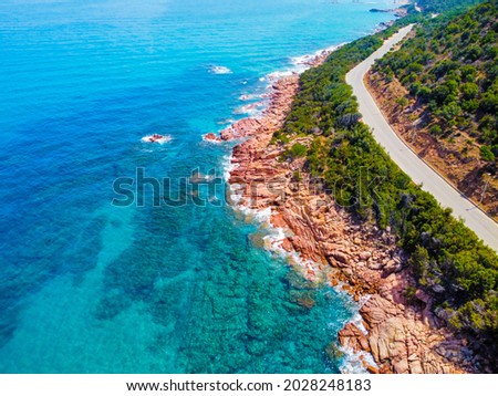 wonderful coast of Sardinia taken from a different point of view