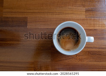 hot coffee cup on table, relax time, morning time
