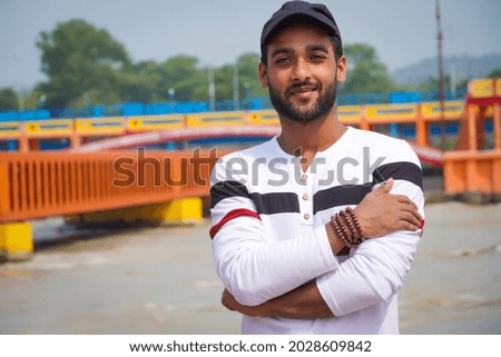 portrait of a man smiling Royalty-Free Stock Photo #2028609842