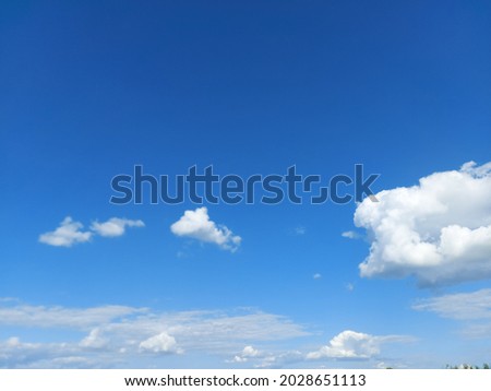 Blue sky with clouds.white clouds on the blue sky perfect for the background