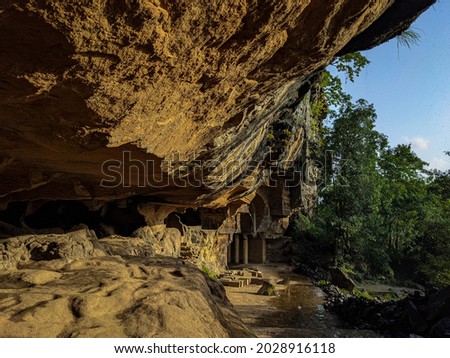 kondana caves on way to rajmachi from karjat base camp Royalty-Free Stock Photo #2028916118