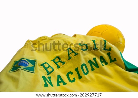 A yellow t-shirt for the world championship in Brazil 