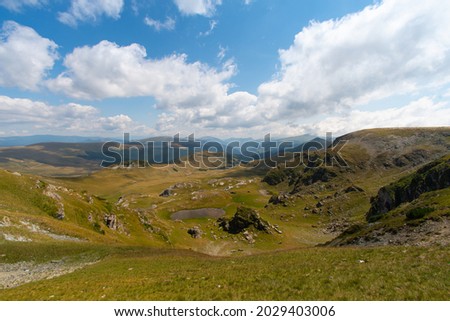 view of Parang Mountains, Romania