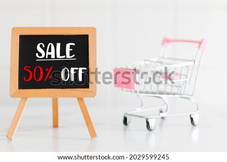 Mini blackboard with words written - Sale 50% off 