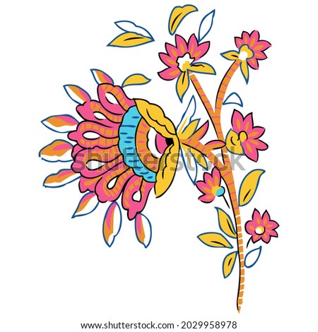 vector abstract floral ornament illustration
