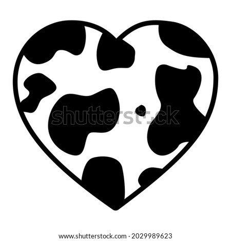 Love Cow Streetwear and Edgy Logos, in Black and White for Commercial Use