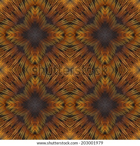 Seamless pattern made from Colorful Duck feather. background texture