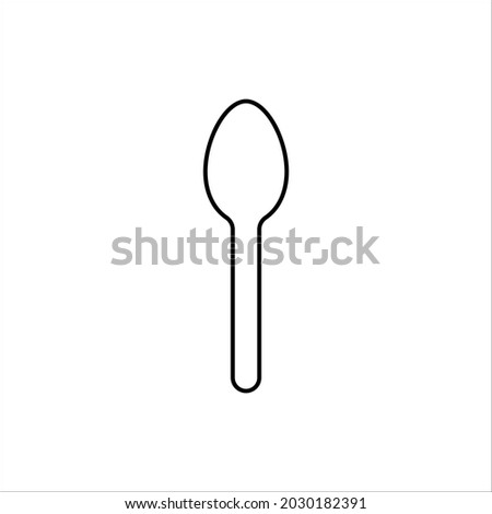 Spoon Fork icon vector symbol illustration 