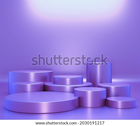 Stage display table background template mock up minimal composition 3d rendering