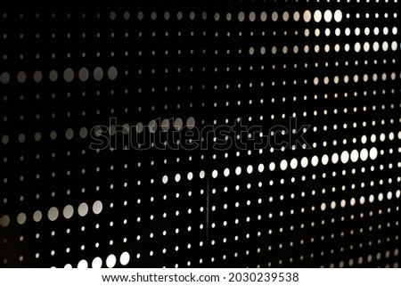 Abstract grunge grid polka dot halftone background pattern. Spotted black and white line illustration. Textures. Royalty-Free Stock Photo #2030239538