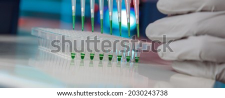 electrophoresis device in a genetics lab to decrypt the genetic code