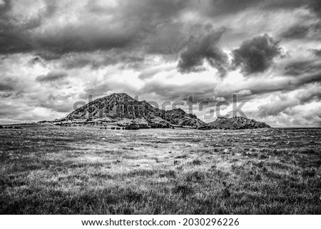 Bear Butte, sacred to Native Americans