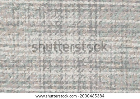 Vector woven seamless texture. Vertical and horizontal intersecting lines. Abstract grey, brown and green texture background.