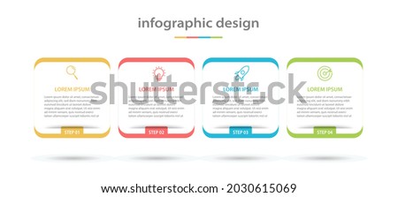 Business info graphic design can be used for work flow layout, diagram, annual report. Premium Vector