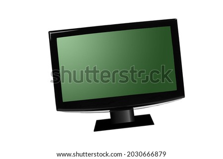 Modern TV on the white background picture 