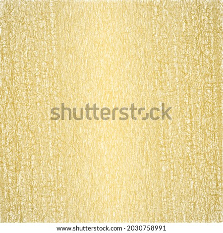 Hand painted background. Gold pencil abstract cool texture.