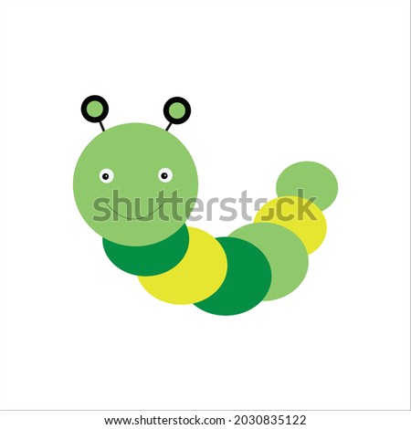 one snail green and yellow