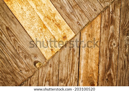 Old wooden background. Toned image