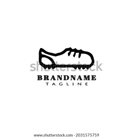 sport shoe logo icon design template modern vector